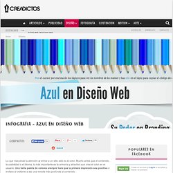Infografia – Azul en Diseño Web