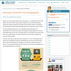 Gaming is Good for You (Infographic)