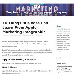 10 Things Business Can Learn From Apple Marketing Infographic – Waytoweb Web Development Company