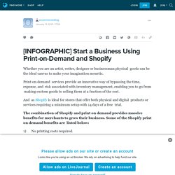 [INFOGRAPHIC] Start a Business Using Print-on-Demand and Shopify : ecommerceblog — LiveJournal