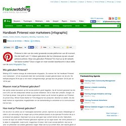 Handboek Pinterest voor marketeers [infographic]