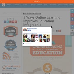 5 Ways Online Learning Improves Education Infographic - e-Learning Infographics
