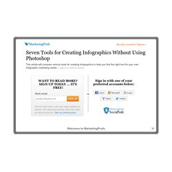 Graphic Design - Seven Tools for Creating Infographics Without Using Photoshop