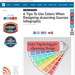 6 Tips To Use Colors When Designing eLearning Courses Infographic