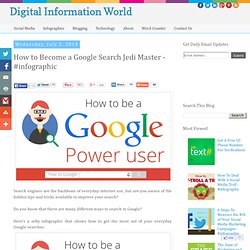 How to Become a Google Search Jedi Master - #infographic