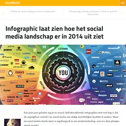 Infographic laat zien hoe het social media landschap er in 2014 uit ziet