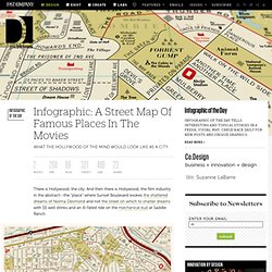 Infographic: A Street Map Of Famous Places In The Movies