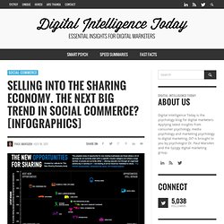 Selling into the Sharing Economy. The Next Big Trend in Social Commerce? [Infographics