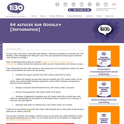 64 astuces sur Google+ [Infographie]