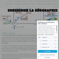 Une infographie pour enseigner les acteurs en géographie - Site de enseigner-la-geographie !