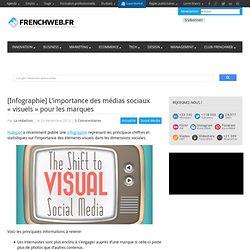 [Infographie] L’importance des médias sociaux « visuels » pour les marques 