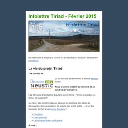 Infolettre Tiriad - Février 2015