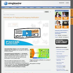 Singlewire Software - Developers of InformaCast