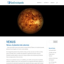 Venus - Información y Características - Geografía