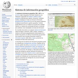 Sistema de Información Geográfica
