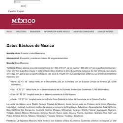 Información sobre México
