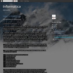 Informática : Levantamiento de Información.