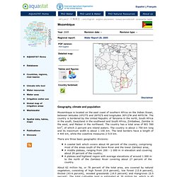 AQUASTAT - FAO's Information System on Water and Agriculture
