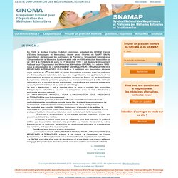 SNAMAP - Le site d'information des médecines alternatives