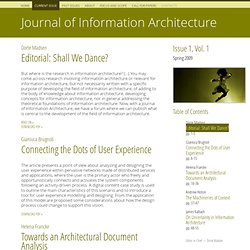 Journal of Information Architecture