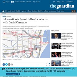 Information is Beautiful hacks in India with David Cameron