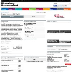 BEV Capital: Private Company Information