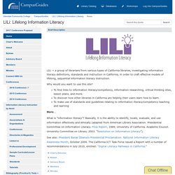Home - LILi: Lifelong Information Literacy - CampusGuides at Glendale College
