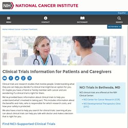 Clinical Trials Home Page