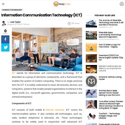 Information Communication Technology (ICT) - WriteUpCafe.com