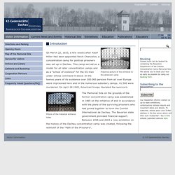 Visitor Information - Dachau Concentration Camp Memorial Site