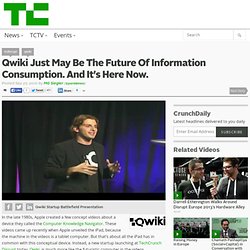 Qwiki Just May Be The Future Of Information Consumption. And It’s Here Now.