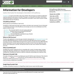 Information for Developers — Virtual Kenya