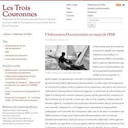 L'Information-Documentation au risque de l'EMI