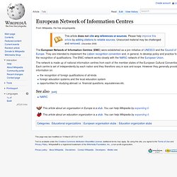 European Network of Information Centres