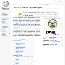 Defense Information Systems Agency - Wiki