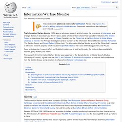 Information Warfare Monitor