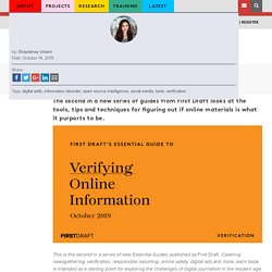 Verifying online information: The absolute essentials