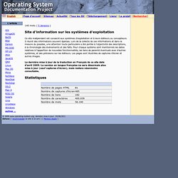 Site d&#039;information sur les systèmes d&#039;exploitation