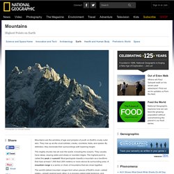 Mountains, Mountain Range Information, Facts, News, Photos