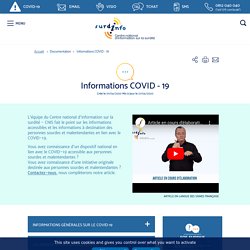 Surdi-info - Centre national d'information sur la surdité - Informations COVID - 19