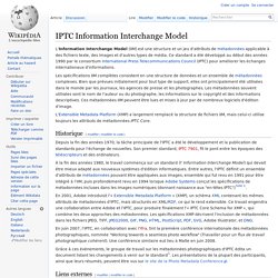 IPTC Information Interchange Model