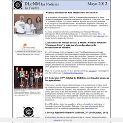 La Fuente - Information from Dual Language Education of New Mexico
