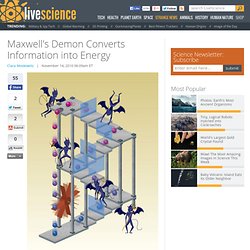 Maxwell's Demon Converts Information into Energy