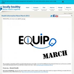 Health Information News March 2011