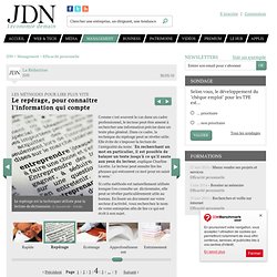 Le repérage, pour connaitre l'information qui compte - Lecture r