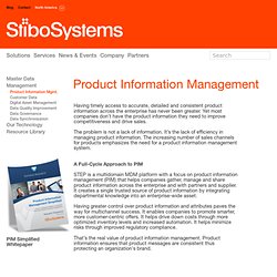 Product Information Management - Maximize Efficiency