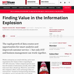 Finding Value in the Information Explosion