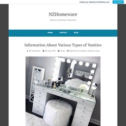 Information About Various Types of Vanities – NZHomeware