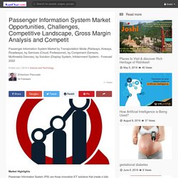 Passenger Information System Market Opportunities, Challenges, Competitive Landscape, Gross Margin Analysis and Competit