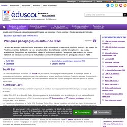 Éducation aux médias et à l'information - Pratiques pédagogiques autour de l'EMI